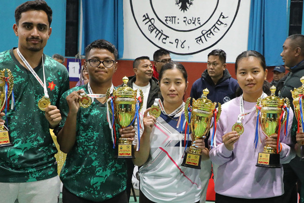 यलम्बर कप ब्याडमिन्टनमा सौर्य पहिलाे